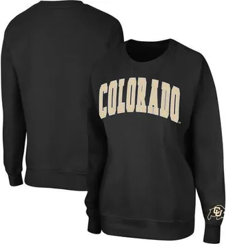 Colosseum Womens Colosseum Black Colorado Buffaloes Campanile Pullover Sweatshirt at Nordstrom, Size Xx-Large