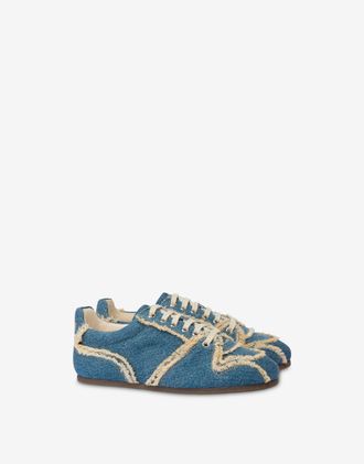 Moschino Denim sneakers - Blue