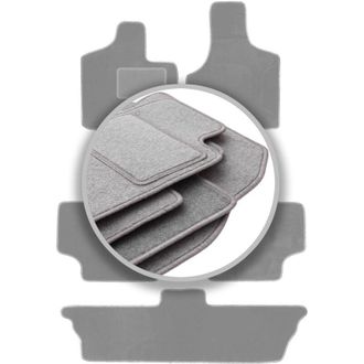 OEM Alfombrillas Grises Para Chrysler Grand Voyager Iii 7 Plazas (2001-2007)