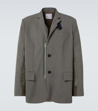 sacai Deconstructed blazer