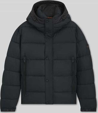 Boss Orange by Hugo Boss BOSS Orange Regular Fit Steppjacke aus wasserabweisendem Material Modell OMARIS in Black, Größe 52