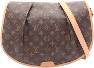 Louis Vuitton Pre-owned Cross Body Bags, female, Brown, Size: ONE SIZE Pre-owned Canvas Cross Body Bag