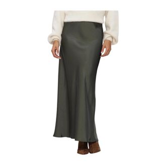 Notre-V Nv-Inna Maxi Rok - Dames - Rokken - Groen - Maat: XS