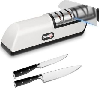 OEM Aiguiseur Couteaux &Eacute;lectrique - Usb Aliment&eacute; - 5 En 1 - Pour Cuisine Maison Et Professionnelle - 1 Pi&egrave;ce