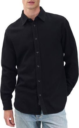 Rag & Bone Finch Denim Button-Up Shirt in Black at Nordstrom Rack, Size Xx-Large