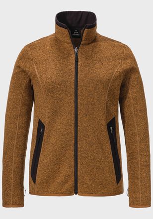 Sch&ouml;ffel Fleecejacke SCH&Ouml;FFEL Hiking CIRC Fleece Jk Style Yew WMS, Damen, Gr. 38, braun (4745, braun), Oberstoff: 100% Polyester; Futter: 100% Polyester; Obers