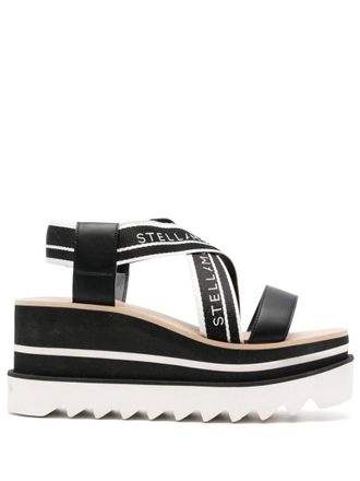 Stella McCartney Black Open Toe Sandals