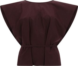 Alysi &Auml;rmelloses Top Alysi mit G&uuml;rtel