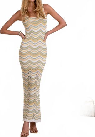 Elan Womens Scalloped Detailed Maxi Dress In White Multi