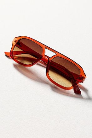 AIRE Aquarius Translucent Aviator Sunglasses