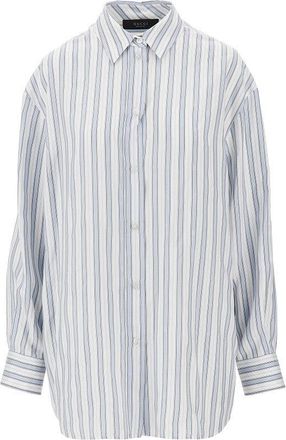 Gucci Striped jacquard bayad&egrave;re silk shirt Woman 42