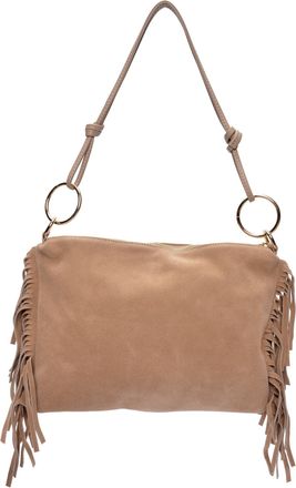 Isabella Rhea Beige Rundleer Tas