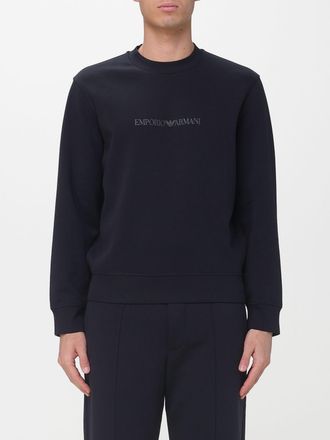 Emporio Armani Felpa a girocollo con logo Emporio Armani