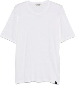 Gran Sasso T-shirt in lino - Bianco