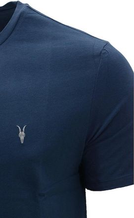 AllSaints Allsaints Mens All Saints Mens T Shirts Crew Neck Slim Tee - Navy - Size: 36