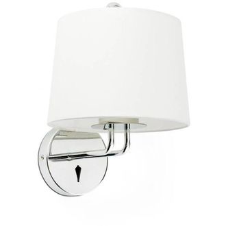 Faro Barcelona Faro montreal - Applique con paralume cromato, attacco E27