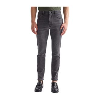 Wrangler Larston High Stretch Slim Tapered Jeans - Heren - Slim Fit Jeans - Grijs - W32 L32 - Katoen - Jeans