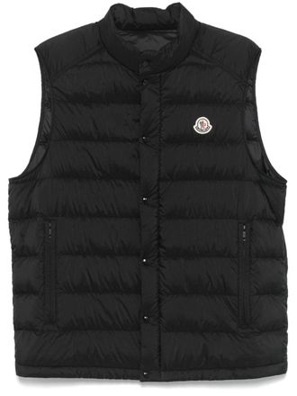 Moncler Barthe gilet - men - Polyamide/Feather Down/Polyester/Feather - 3 - Black