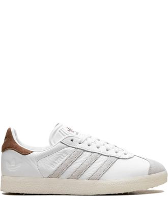 adidas Gazelle suede-stripe sneakers - men - Rubber/Leather/Fabric - 5 - White