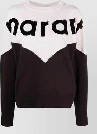 Isabel Marant two-tone crew neck long sleeve top
