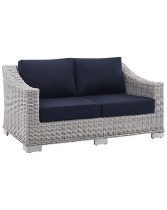 ModWay Conway Sunbrella Outdoor Patio Wicker Loveseat