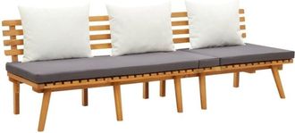 vidaXL Garden Day Bed 200x65 cm Solid Wood Acacia vidaXL