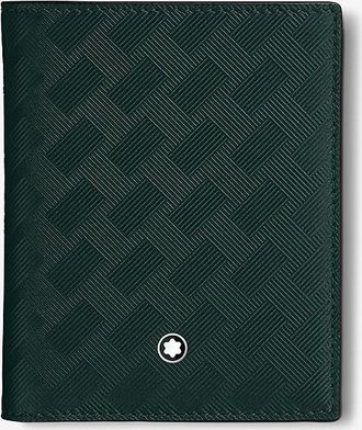Montblanc Kompakte Brieftasche aus texturiertem Leder Extreme 3.0 British Green