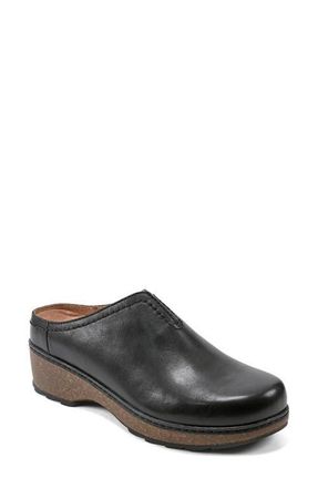 Earth Kolia Clog - Wide Width Available in Black Smooth at Nordstrom, Size 6.5