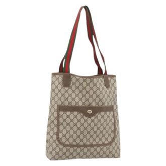 Gucci Pre-owned Tote Bags, female, Beige, Size: ONE SIZE Pre-owned Vintage Tote Bag