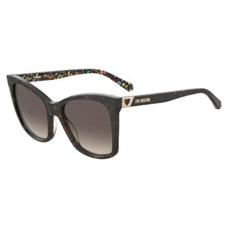 Love Moschino Womens Sunglasses 55/17/145 mm acetate - Brown - One Size
