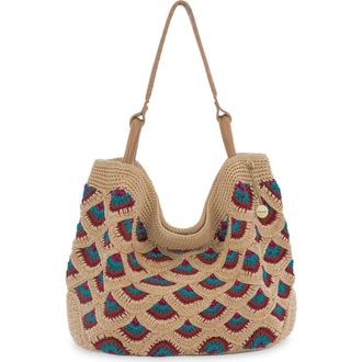 The Sak Los Feliz Large Tote Leather Bag in Bamboo Mermaid at Nordstrom