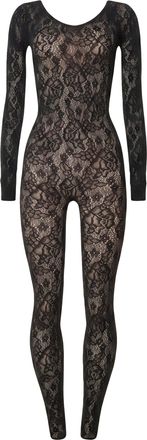 Wolford Womens Jumpsuit Infinite Rose Black Lace Polyamide Jumpsuits Dress