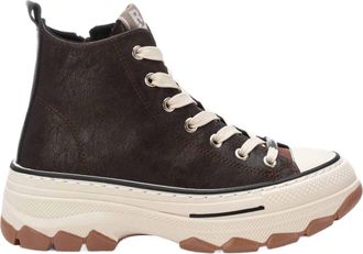 Xti Womens Sneaker Booties In Bronze