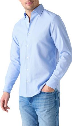 Robert Talbott Morgan Giro Inglese Shirt in Blue at Nordstrom, Size X-Large - 35