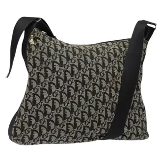 Dior Borsa a spalla Pre-owned Vintage Trotter in tela - - Pre-owned - Donna - Blu - ONE SIZE