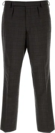 Prada Dark Grey Pleated Pants
