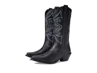 Dingo Out West Cowboy Womens Boots Black Smooth : 6.5 B - Medium, Leather