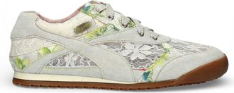 Laura Vita Tivanao 03 Floral Leather Trainers Sneaker Shoes
