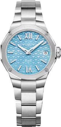 Baume & Mercier Riviera Quartz Light Blue Dial Ladies Watch 10811