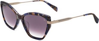 Rag & Bone RNB1087/G/S 0JBW 9O Blue Havana/Smoke Gradient