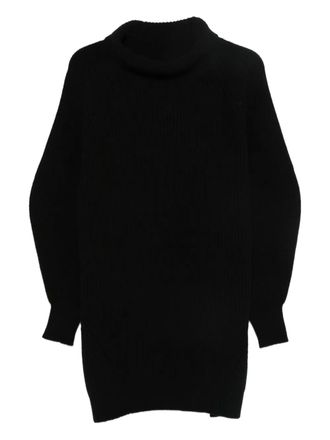 Laboratorio Capri roll-neck knitted sweater - Black