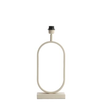 Light & Living L&aacute;mpara De Mesa - Jamiri - Beige - Metal - - Light&living