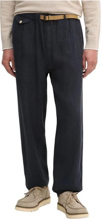 Aeronautica Linnen Rechte Broek - Heren - Straight fit broeken - Blauw - 2XL - Linnen - Broeken