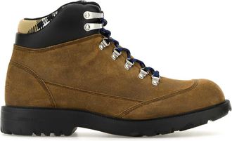 Burberry Brown Suede Moor Ankle Boots