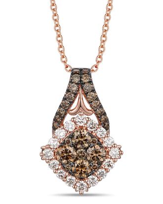 Le Vian 14K Rose Gold 1.46 Ct. Tw. Diamond Pendant Necklace