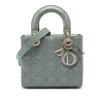 Dior Pre-owned Dior Small Patent Cannage Lady Satchel Ladies 85C8ZGKEX0BKZRAM