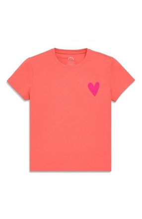 primary Womens Fit Heart Easy Tee in Watermelon Heart at Nordstrom, Size X-Small
