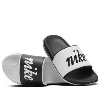 Nike (WMNS) Nike Offcourt Slides White Black Mismatched FQ7646-100