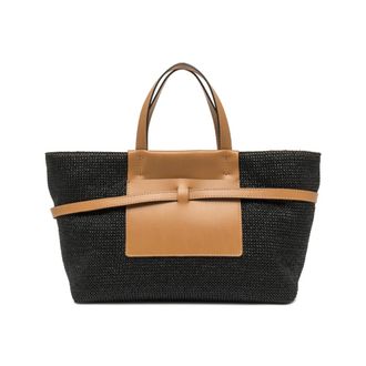 Gianni Chiarini Handbags, female, Black, Size: ONE SIZE Belty Tote Bag