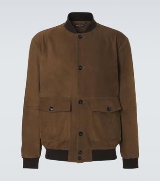 Kiton Suede bomber jacket